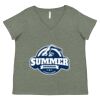Curvy Collection Women's Fine Jersey V-Neck Tee Thumbnail
