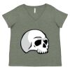 Curvy Collection Women's Fine Jersey V-Neck Tee Thumbnail