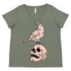 Curvy Collection Women's Fine Jersey V-Neck Tee Thumbnail
