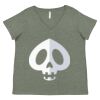 Curvy Collection Women's Fine Jersey V-Neck Tee Thumbnail