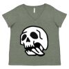 Curvy Collection Women's Fine Jersey V-Neck Tee Thumbnail
