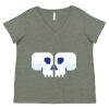 Curvy Collection Women's Fine Jersey V-Neck Tee Thumbnail