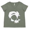 Curvy Collection Women's Fine Jersey V-Neck Tee Thumbnail
