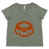 Curvy Collection Women's Fine Jersey V-Neck Tee Thumbnail