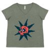 Curvy Collection Women's Fine Jersey V-Neck Tee Thumbnail