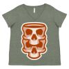 Curvy Collection Women's Fine Jersey V-Neck Tee Thumbnail