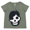 Curvy Collection Women's Fine Jersey V-Neck Tee Thumbnail