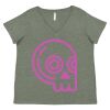 Curvy Collection Women's Fine Jersey V-Neck Tee Thumbnail