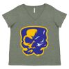 Curvy Collection Women's Fine Jersey V-Neck Tee Thumbnail