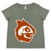 Curvy Collection Women's Fine Jersey V-Neck Tee Thumbnail