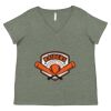 Curvy Collection Women's Fine Jersey V-Neck Tee Thumbnail