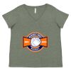 Curvy Collection Women's Fine Jersey V-Neck Tee Thumbnail