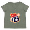 Curvy Collection Women's Fine Jersey V-Neck Tee Thumbnail