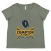 Curvy Collection Women's Fine Jersey V-Neck Tee Thumbnail