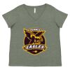 Curvy Collection Women's Fine Jersey V-Neck Tee Thumbnail