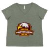 Curvy Collection Women's Fine Jersey V-Neck Tee Thumbnail