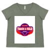 Curvy Collection Women's Fine Jersey V-Neck Tee Thumbnail