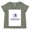 Curvy Collection Women's Fine Jersey V-Neck Tee Thumbnail