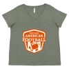 Curvy Collection Women's Fine Jersey V-Neck Tee Thumbnail