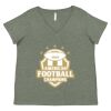 Curvy Collection Women's Fine Jersey V-Neck Tee Thumbnail