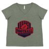 Curvy Collection Women's Fine Jersey V-Neck Tee Thumbnail