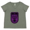 Curvy Collection Women's Fine Jersey V-Neck Tee Thumbnail