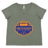 Curvy Collection Women's Fine Jersey V-Neck Tee Thumbnail