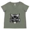 Curvy Collection Women's Fine Jersey V-Neck Tee Thumbnail
