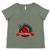 Curvy Collection Women's Fine Jersey V-Neck Tee Thumbnail