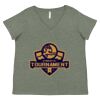 Curvy Collection Women's Fine Jersey V-Neck Tee Thumbnail