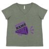 Curvy Collection Women's Fine Jersey V-Neck Tee Thumbnail
