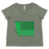 Curvy Collection Women's Fine Jersey V-Neck Tee Thumbnail