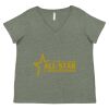 Curvy Collection Women's Fine Jersey V-Neck Tee Thumbnail