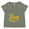 Curvy Collection Women's Fine Jersey V-Neck Tee Thumbnail