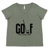 Curvy Collection Women's Fine Jersey V-Neck Tee Thumbnail