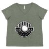 Curvy Collection Women's Fine Jersey V-Neck Tee Thumbnail
