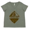 Curvy Collection Women's Fine Jersey V-Neck Tee Thumbnail