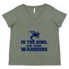 Curvy Collection Women's Fine Jersey V-Neck Tee Thumbnail