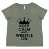 Curvy Collection Women's Fine Jersey V-Neck Tee Thumbnail