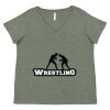 Curvy Collection Women's Fine Jersey V-Neck Tee Thumbnail