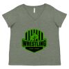 Curvy Collection Women's Fine Jersey V-Neck Tee Thumbnail