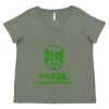 Curvy Collection Women's Fine Jersey V-Neck Tee Thumbnail