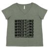 Curvy Collection Women's Fine Jersey V-Neck Tee Thumbnail