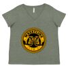 Curvy Collection Women's Fine Jersey V-Neck Tee Thumbnail