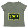 Curvy Collection Women's Fine Jersey V-Neck Tee Thumbnail