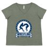 Curvy Collection Women's Fine Jersey V-Neck Tee Thumbnail