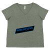 Curvy Collection Women's Fine Jersey V-Neck Tee Thumbnail