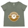 Curvy Collection Women's Fine Jersey V-Neck Tee Thumbnail