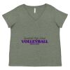 Curvy Collection Women's Fine Jersey V-Neck Tee Thumbnail