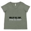 Curvy Collection Women's Fine Jersey V-Neck Tee Thumbnail